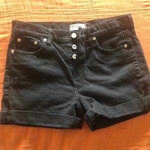 Madewell high waisted jean shorts